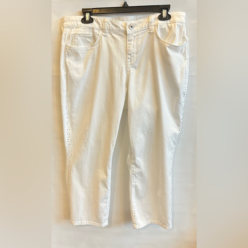 Style & co. DENIM White Ankle Length Jeans Size 8